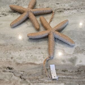 Two Raffia Starfish, NWT